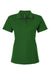 AllPro 62800L Womens Pique Short Sleeve Polo Shirt Olive Green Flat Front
