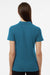 AllPro 62800L Womens Pique Short Sleeve Polo Shirt Pacific Blue Model Back