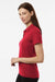 AllPro 62800L Womens Pique Short Sleeve Polo Shirt Red Model Side