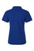 AllPro 62800L Womens Pique Short Sleeve Polo Shirt Royal Blue Flat Back