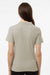 AllPro 62800L Womens Pique Short Sleeve Polo Shirt Sand Brown Model Back