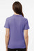 AllPro 62800L Womens Pique Short Sleeve Polo Shirt Violet Purple Model Back