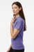 AllPro 62800L Womens Pique Short Sleeve Polo Shirt Violet Purple Model Side