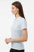 AllPro 62800L Womens Pique Short Sleeve Polo Shirt White Model Side