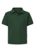 AllPro 62800Y Youth Pique Short Sleeve Polo Shirt Forest Green Flat Front