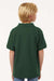 AllPro 62800Y Youth Pique Short Sleeve Polo Shirt Forest Green Model Back