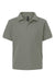AllPro 62800Y Youth Pique Short Sleeve Polo Shirt Greystone Flat Front