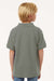 AllPro 62800Y Youth Pique Short Sleeve Polo Shirt Greystone Model Back
