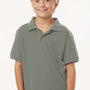 AllPro Youth Wrinkle Resistant Pique Short Sleeve Polo Shirt - Greystone - Coming Soon