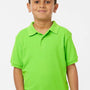 AllPro Youth Wrinkle Resistant Pique Short Sleeve Polo Shirt - Lime Green - Coming Soon
