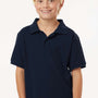 AllPro Youth Wrinkle Resistant Pique Short Sleeve Polo Shirt - Navy Blue - Coming Soon