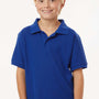 AllPro Youth Wrinkle Resistant Pique Short Sleeve Polo Shirt - Royal Blue - Coming Soon