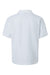 AllPro 62800Y Youth Pique Short Sleeve Polo Shirt White Flat Back