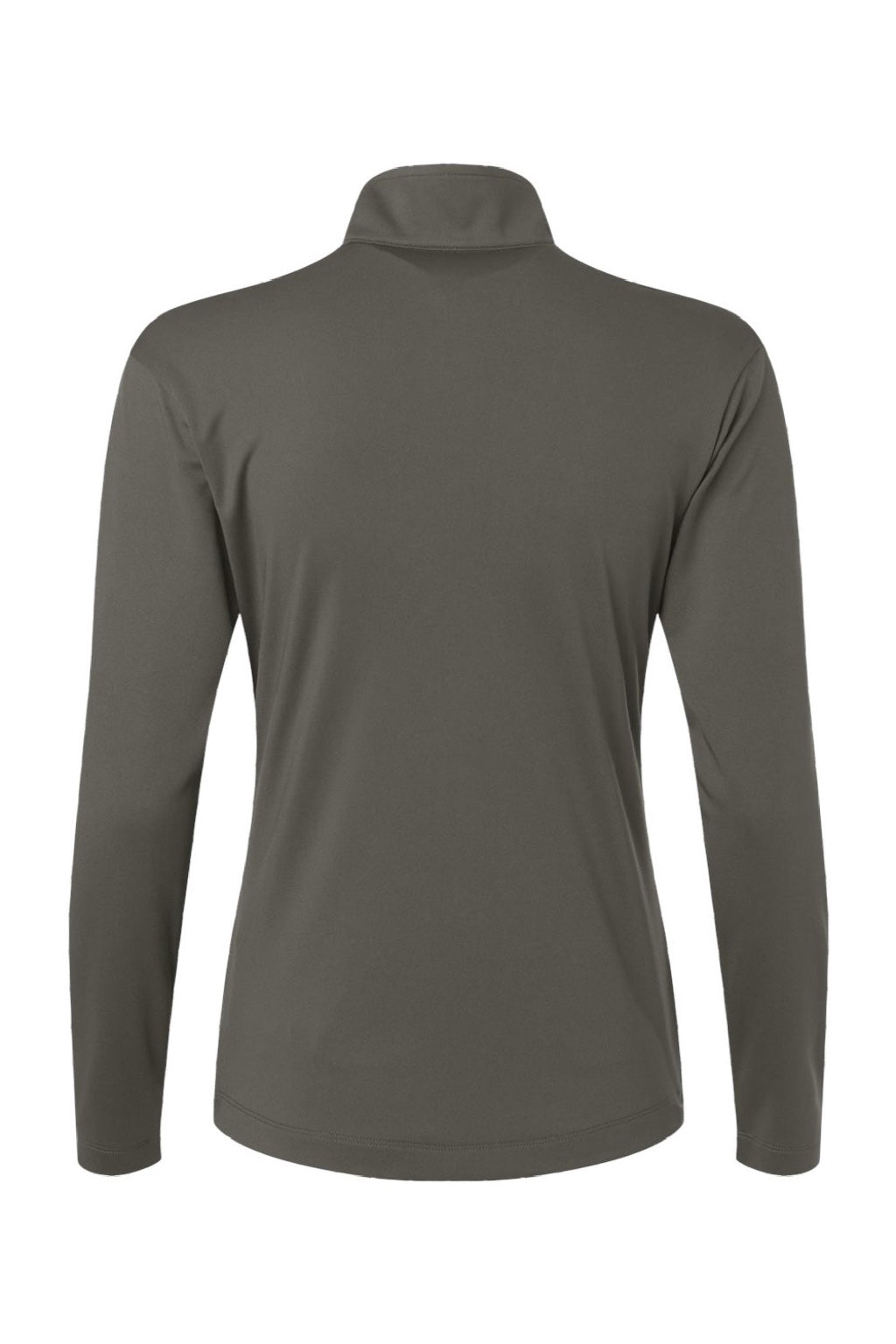 AllPro 41870L Womens Pro Lock Performance 1/4 Zip Sweatshirt Charcoal Grey Flat Back