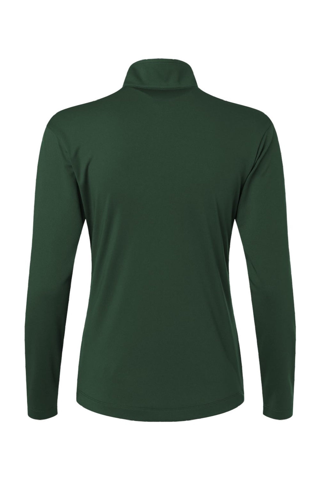 AllPro 41870L Womens Pro Lock Performance 1/4 Zip Sweatshirt Forest Green Flat Back