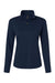 AllPro 41870L Womens Pro Lock Performance 1/4 Zip Sweatshirt Navy Blue Flat Front