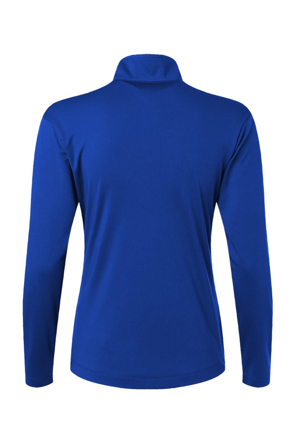 AllPro 41870L Womens Pro Lock Performance 1/4 Zip Sweatshirt Royal Blue Flat Back