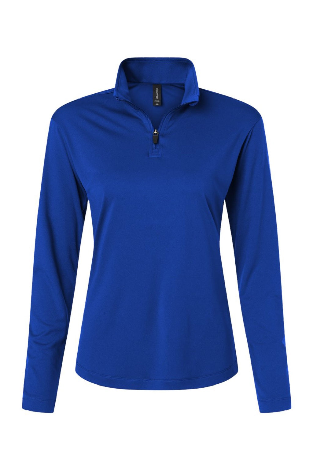 AllPro 41870L Womens Pro Lock Performance 1/4 Zip Sweatshirt Royal Blue Flat Front