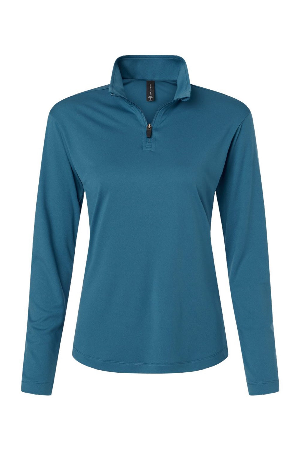 AllPro 41870L Womens Pro Lock Performance 1/4 Zip Sweatshirt Pacific Blue Flat Front