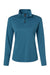 AllPro 41870L Womens Pro Lock Performance 1/4 Zip Sweatshirt Pacific Blue Flat Front