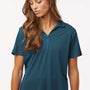 AllPro Womens Pro Lock Performance Moisture Wicking Short Sleeve Polo Shirt - Atlantic Blue - Coming Soon