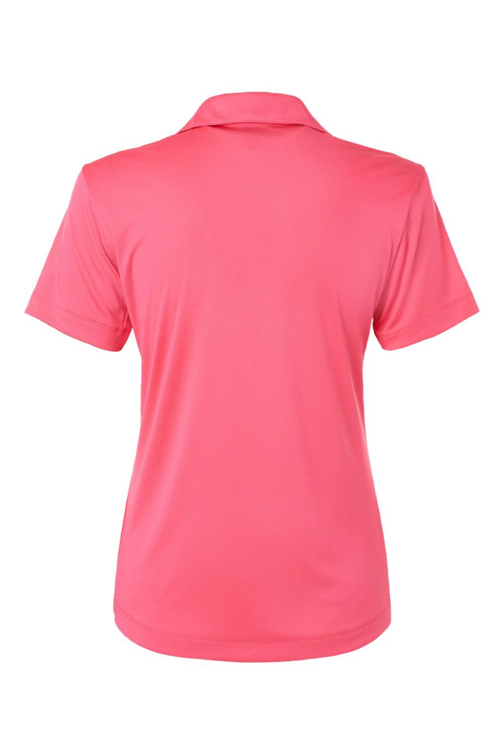 AllPro 41800L Womens Pro Lock Performance Short Sleeve Polo Shirt Bright Pink Flat Back