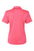 AllPro 41800L Womens Pro Lock Performance Short Sleeve Polo Shirt Bright Pink Flat Back