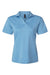 AllPro 41800L Womens Pro Lock Performance Short Sleeve Polo Shirt Carolina Blue Flat Front