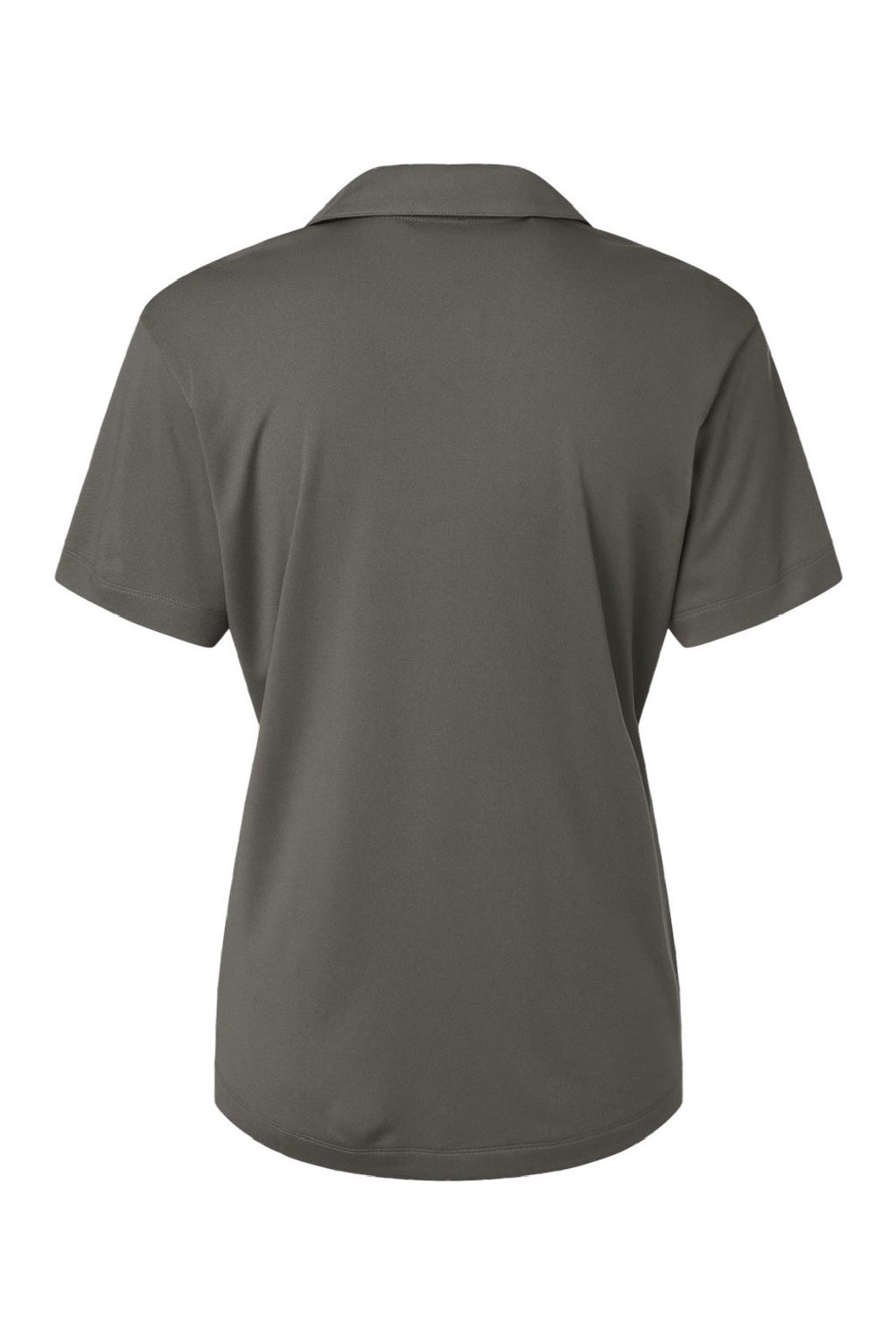 AllPro 41800L Womens Pro Lock Performance Short Sleeve Polo Shirt Charcoal Grey Flat Back