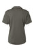 AllPro 41800L Womens Pro Lock Performance Short Sleeve Polo Shirt Charcoal Grey Flat Back