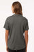 AllPro 41800L Womens Pro Lock Performance Short Sleeve Polo Shirt Charcoal Grey Model Back