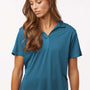 AllPro Womens Pro Lock Performance Moisture Wicking Short Sleeve Polo Shirt - Pacific Blue - Coming Soon