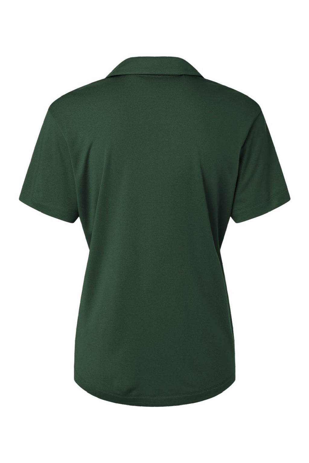 AllPro 41800L Womens Pro Lock Performance Short Sleeve Polo Shirt Forest Green Flat Back