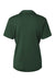 AllPro 41800L Womens Pro Lock Performance Short Sleeve Polo Shirt Forest Green Flat Back