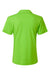 AllPro 41800L Womens Pro Lock Performance Short Sleeve Polo Shirt Lime Green Flat Back