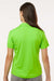AllPro 41800L Womens Pro Lock Performance Short Sleeve Polo Shirt Lime Green Model Back