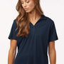AllPro Womens Pro Lock Performance Moisture Wicking Short Sleeve Polo Shirt - Navy Blue - Coming Soon