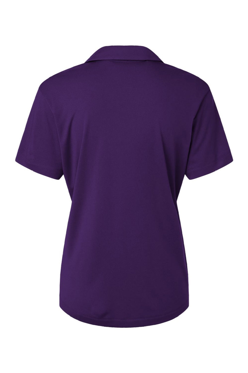 AllPro 41800L Womens Pro Lock Performance Short Sleeve Polo Shirt Purple Flat Back