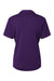 AllPro 41800L Womens Pro Lock Performance Short Sleeve Polo Shirt Purple Flat Back