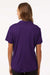 AllPro 41800L Womens Pro Lock Performance Short Sleeve Polo Shirt Purple Model Back