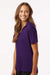 AllPro 41800L Womens Pro Lock Performance Short Sleeve Polo Shirt Purple Model Side