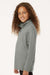 AllPro 41870Y Youth Pro Lock Performance 1/4 Zip Sweatshirt Greystone Model Side