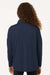 AllPro 41870Y Youth Pro Lock Performance 1/4 Zip Sweatshirt Navy Blue Model Back