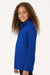 AllPro 41870Y Youth Pro Lock Performance 1/4 Zip Sweatshirt Royal Blue Model Side