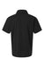 AllPro 41SP0 Mens Pro Flex Sorona Short Sleeve Polo Shirt Black Flat Back