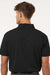 AllPro 41SP0 Mens Pro Flex Sorona Short Sleeve Polo Shirt Black Model Back