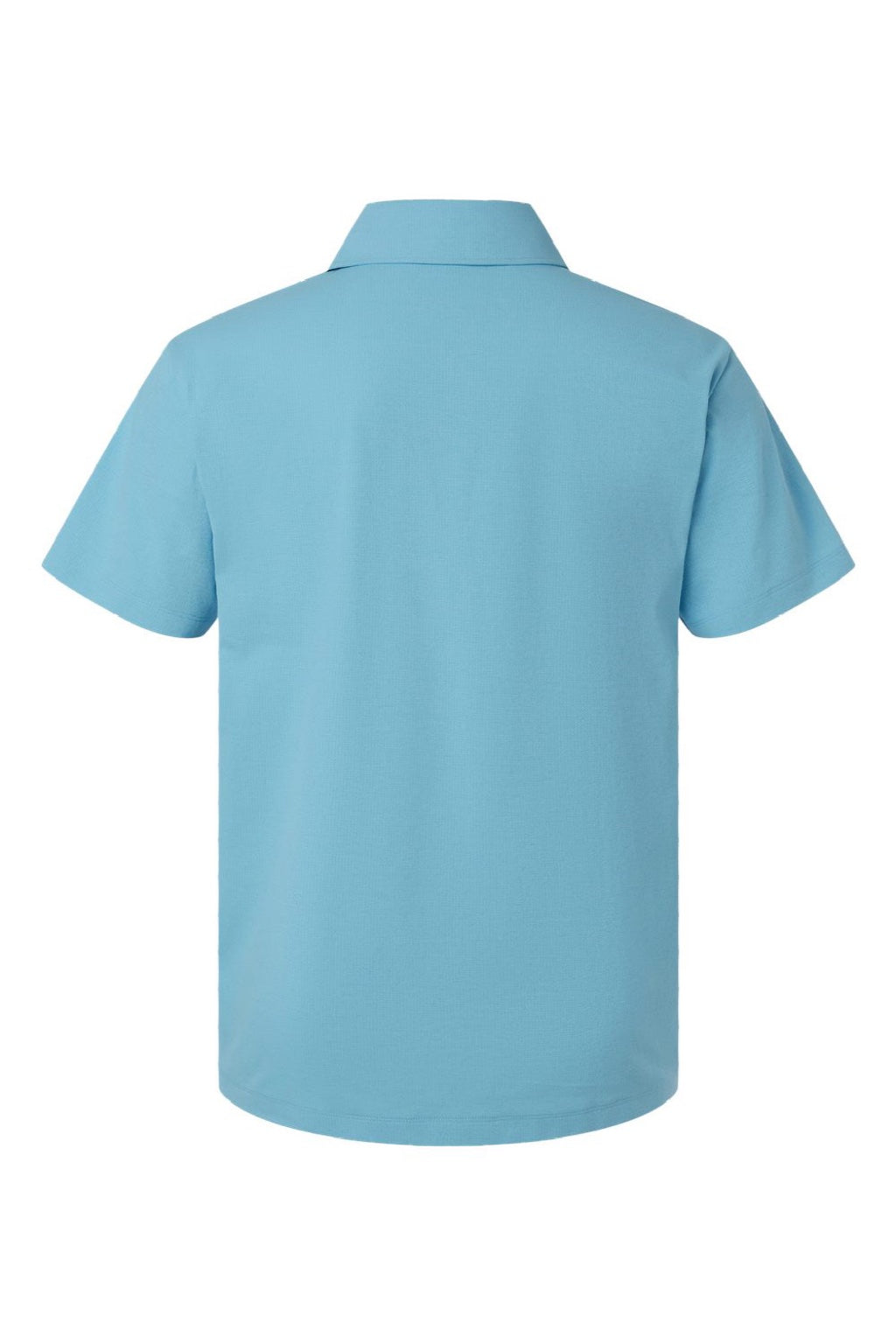 AllPro 41SP0 Mens Pro Flex Sorona Short Sleeve Polo Shirt Cloud Blue Flat Back