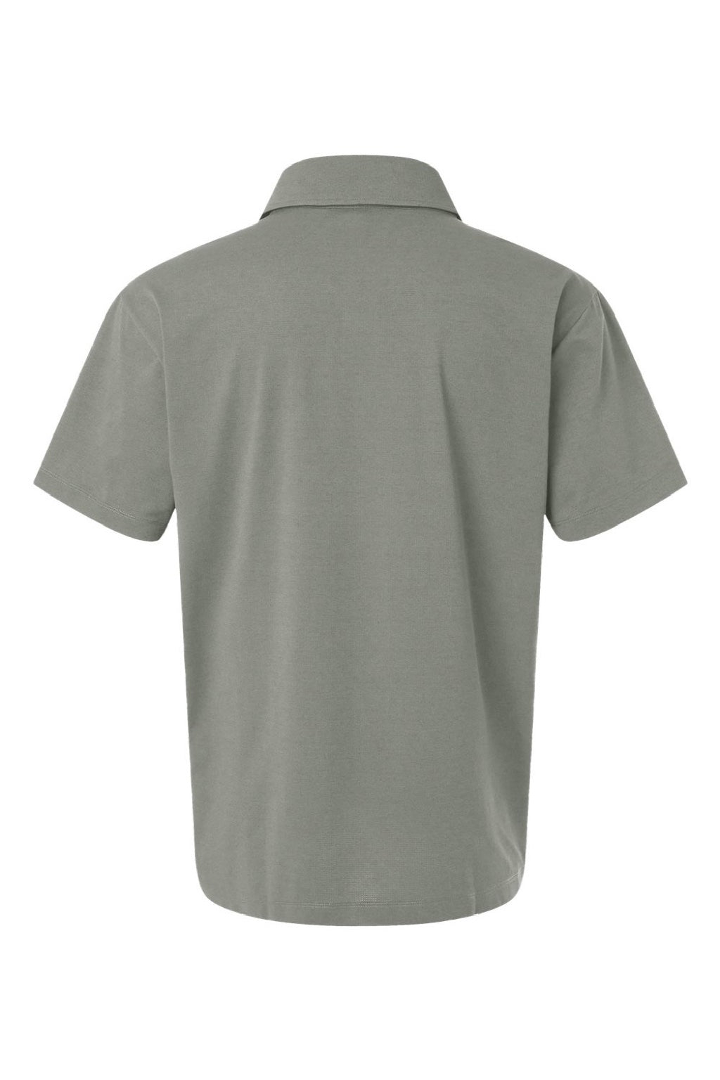 AllPro 41SP0 Mens Pro Flex Sorona Short Sleeve Polo Shirt Greystone Flat Back