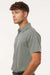 AllPro 41SP0 Mens Pro Flex Sorona Short Sleeve Polo Shirt Greystone Model Side