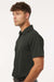AllPro 41SP0 Mens Pro Flex Sorona Short Sleeve Polo Shirt Smoke Grey Model Side